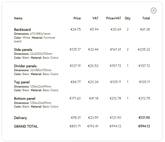 Online Room Planner