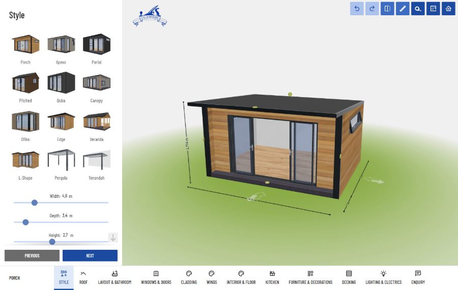 CG Joinery 3D-Konfigurator