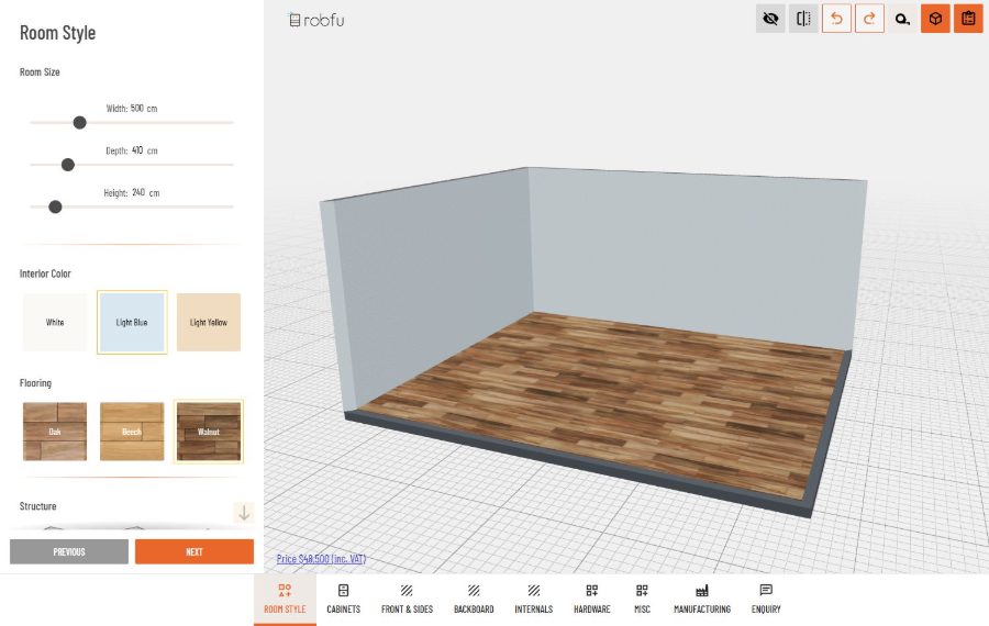 Kitchens - Robfu 3D-Konfigurator