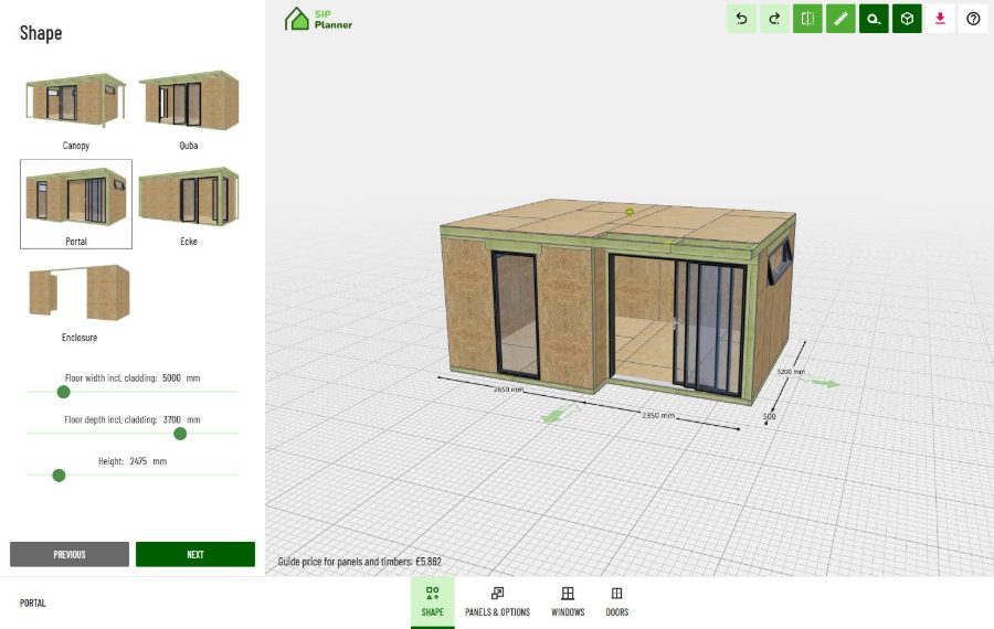 SIPs Configurator 3D-Konfigurator